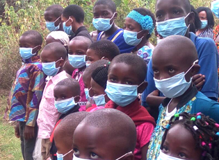 Suedsudan Kinder Mundschutz