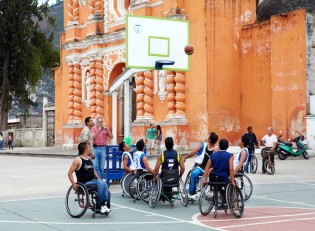 Guatemala Basketball Rollstuhl